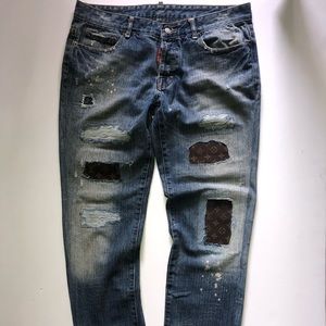 DSquard patch jeans